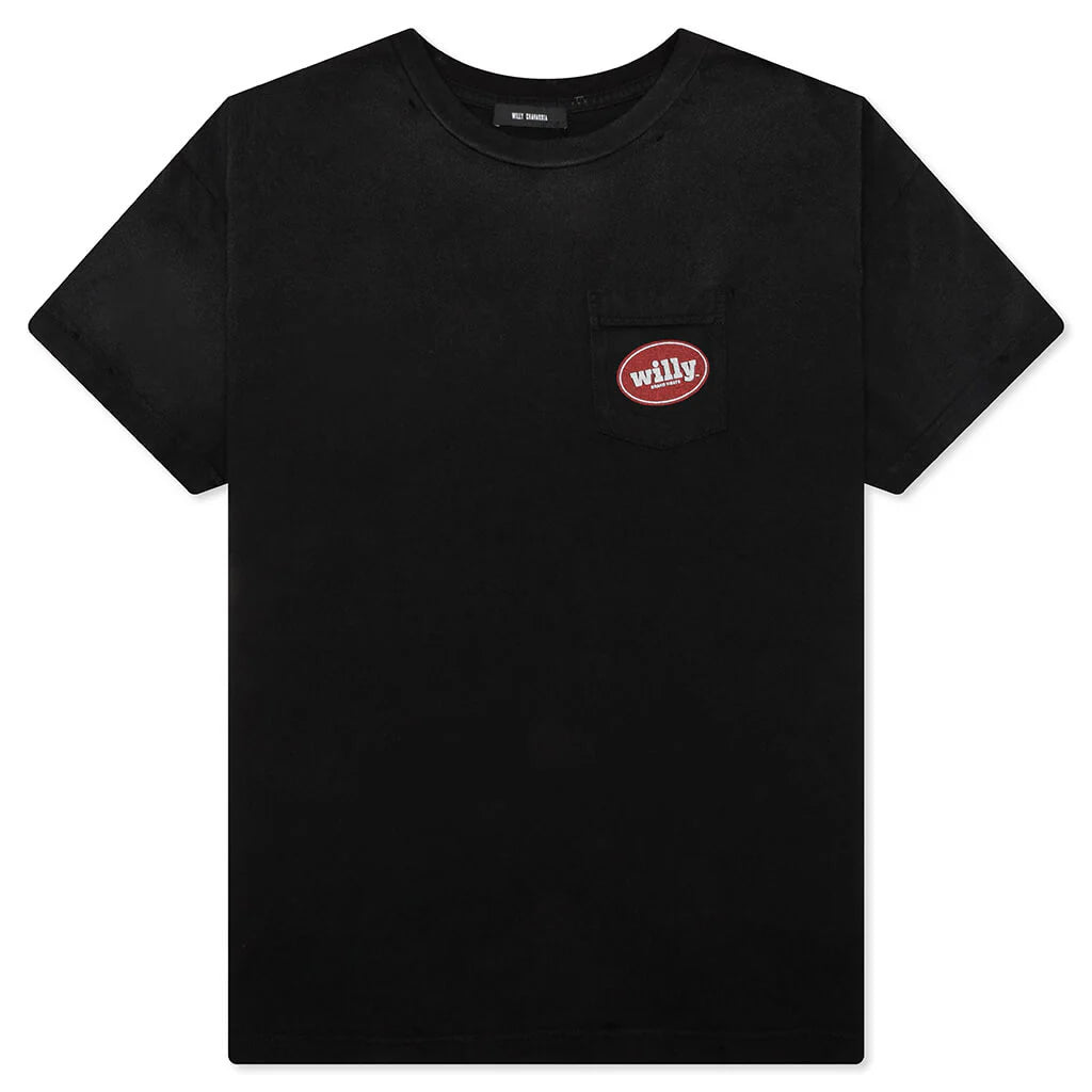Chorizo Destroyed Easy Tee Washed Black