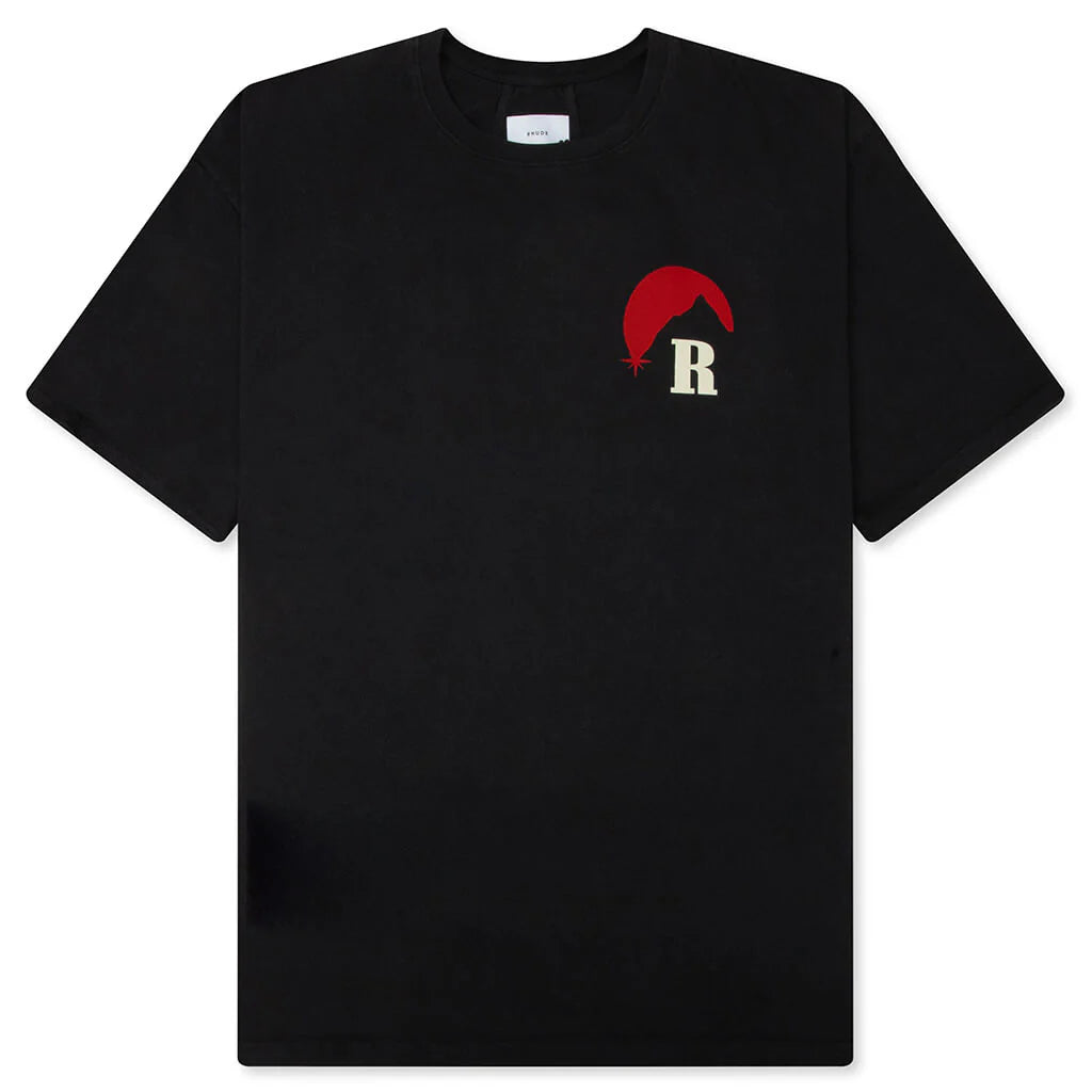 Moonlight Regatta Tee Vintage Black Red Blue