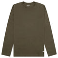 Link Script L S T Shirt Nettle White