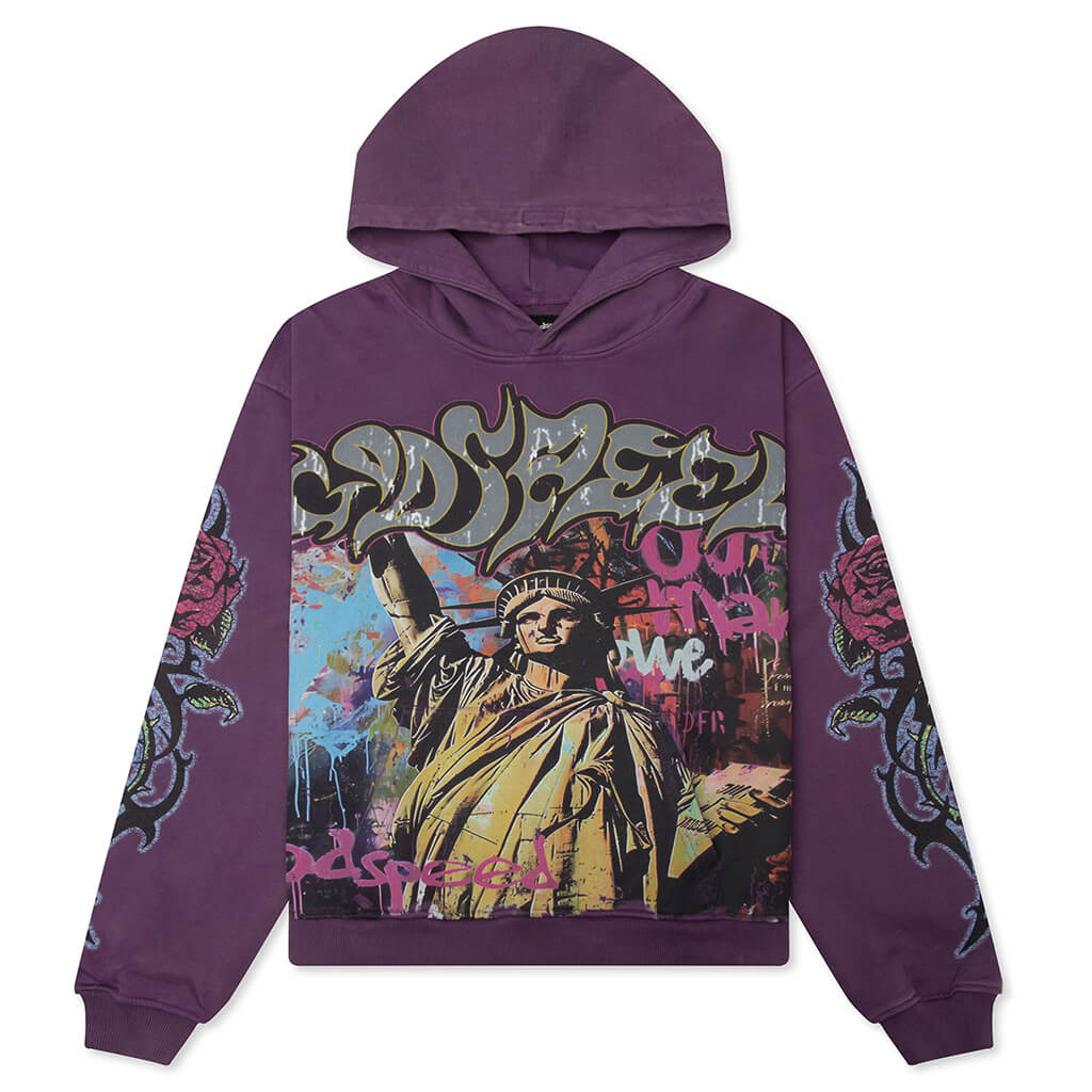 Vandal Hoodie Purple