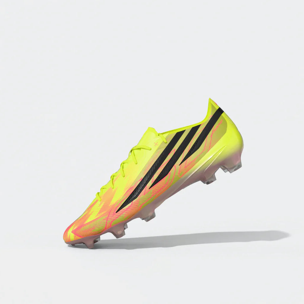 adidas F50 Hyperfast Elite Firm Ground Mens Soccer Cleats Yellow Black