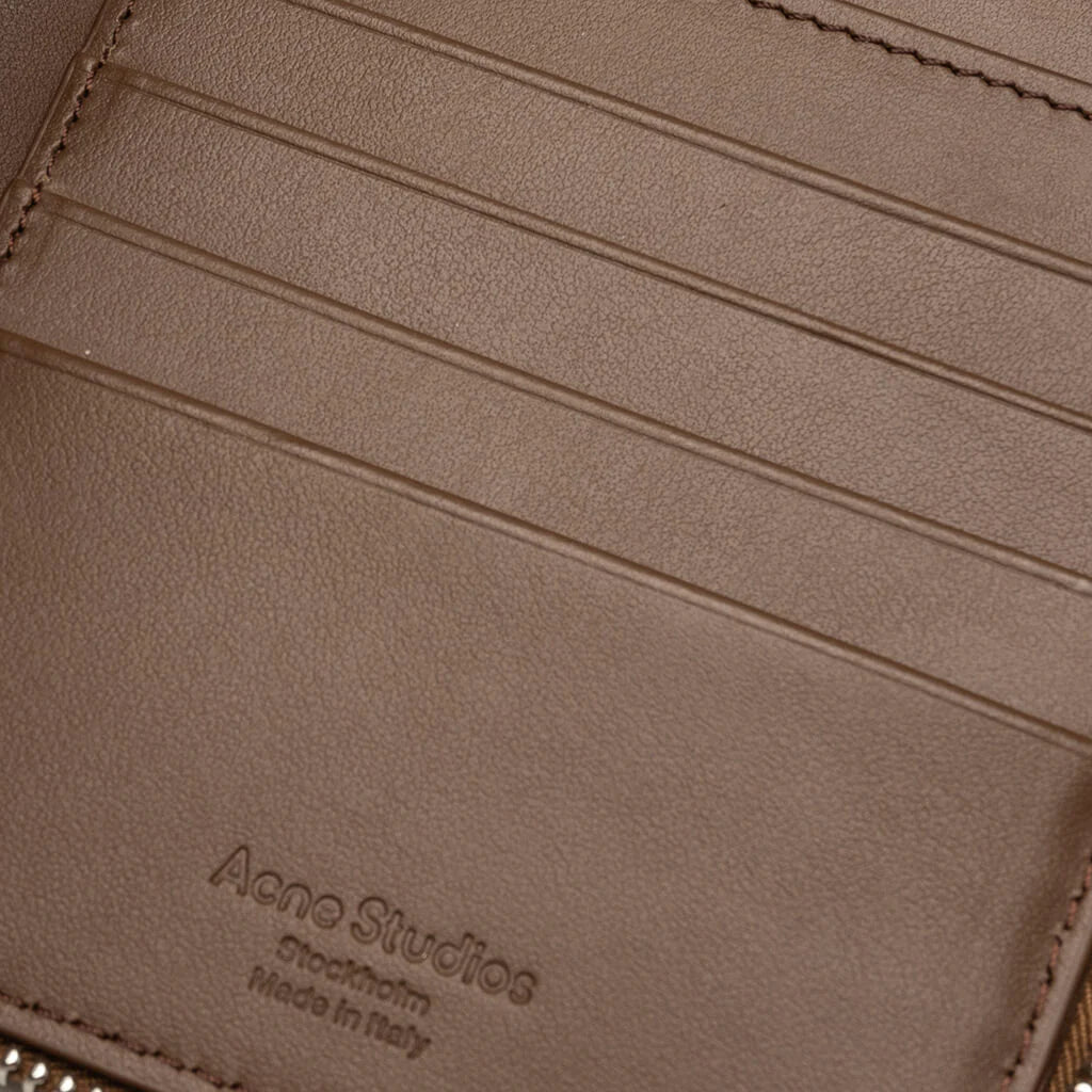 Zipped Wallet Camel Brown