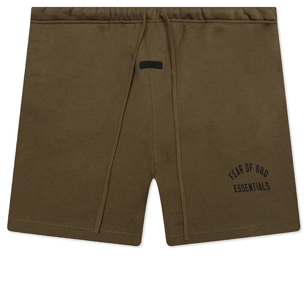 Fleece Soccer Short Olive