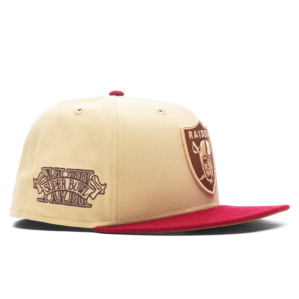 Feature x New Era 59FIFTY Fitted Las Vegas Raiders Vegas Gold Brick Red