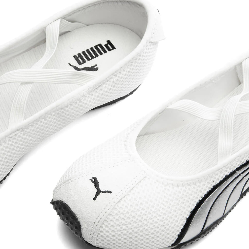 Womens H Street Ballet Warm White Silver