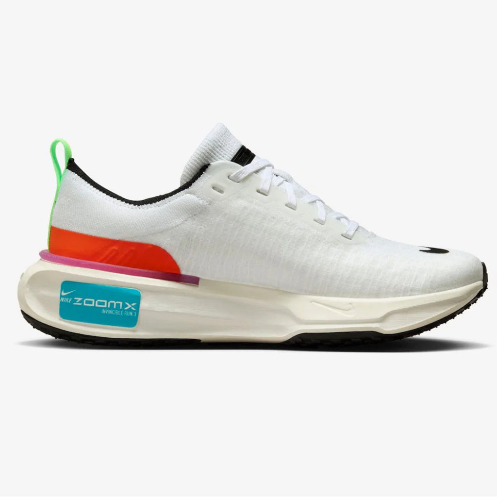 Nike Invincible Run 3 Branco Lime Blast Blue Lightning Preto