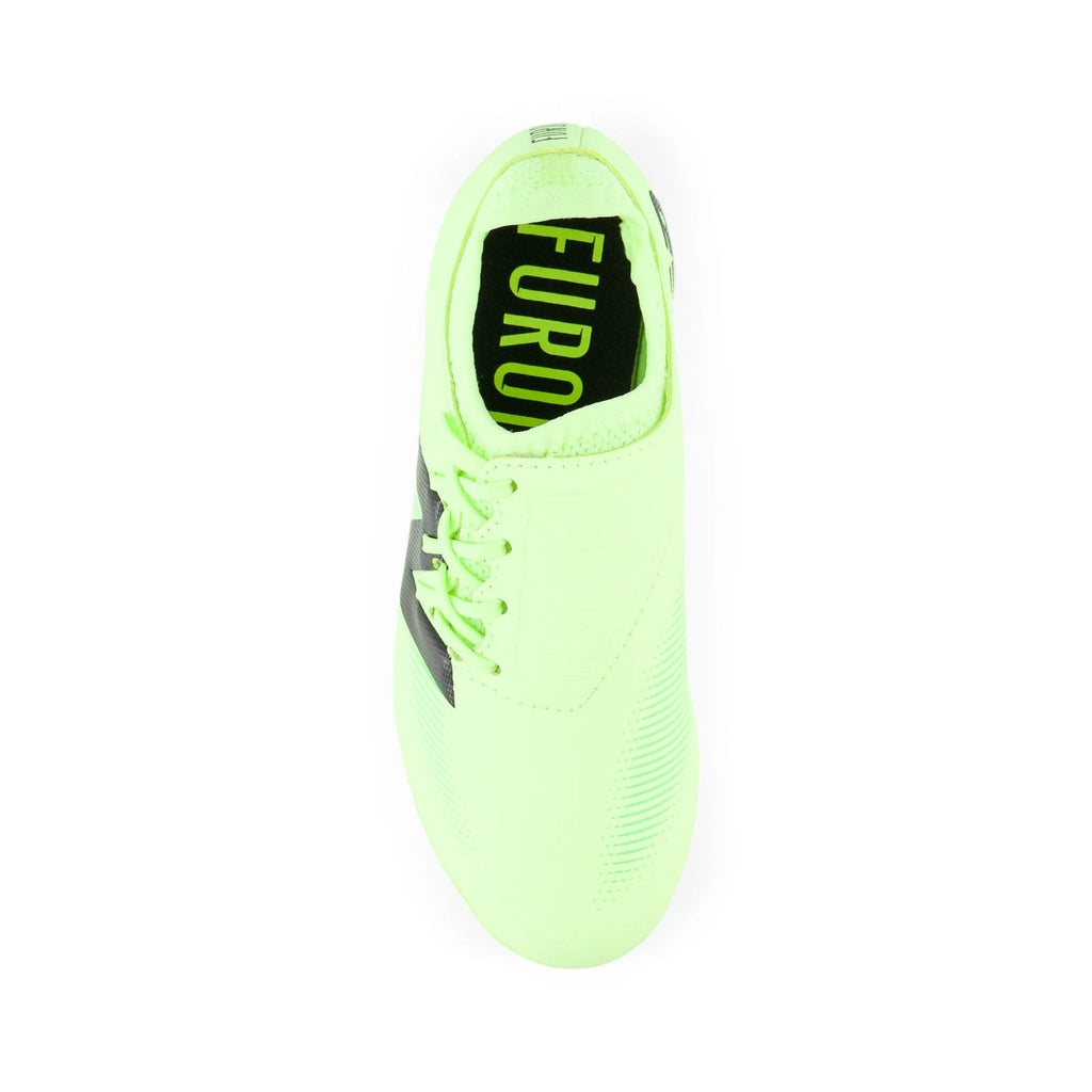New Balance Furon Dispatch Junior FG V7 Soccer Cleats Bleached Lime Glo