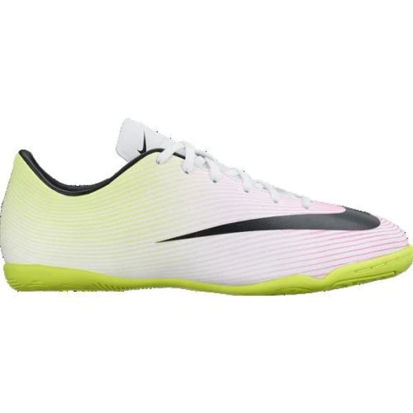 Nike JR Mercurial Victory V IC Youth Indoor Soccer Shoes White Volt Orange