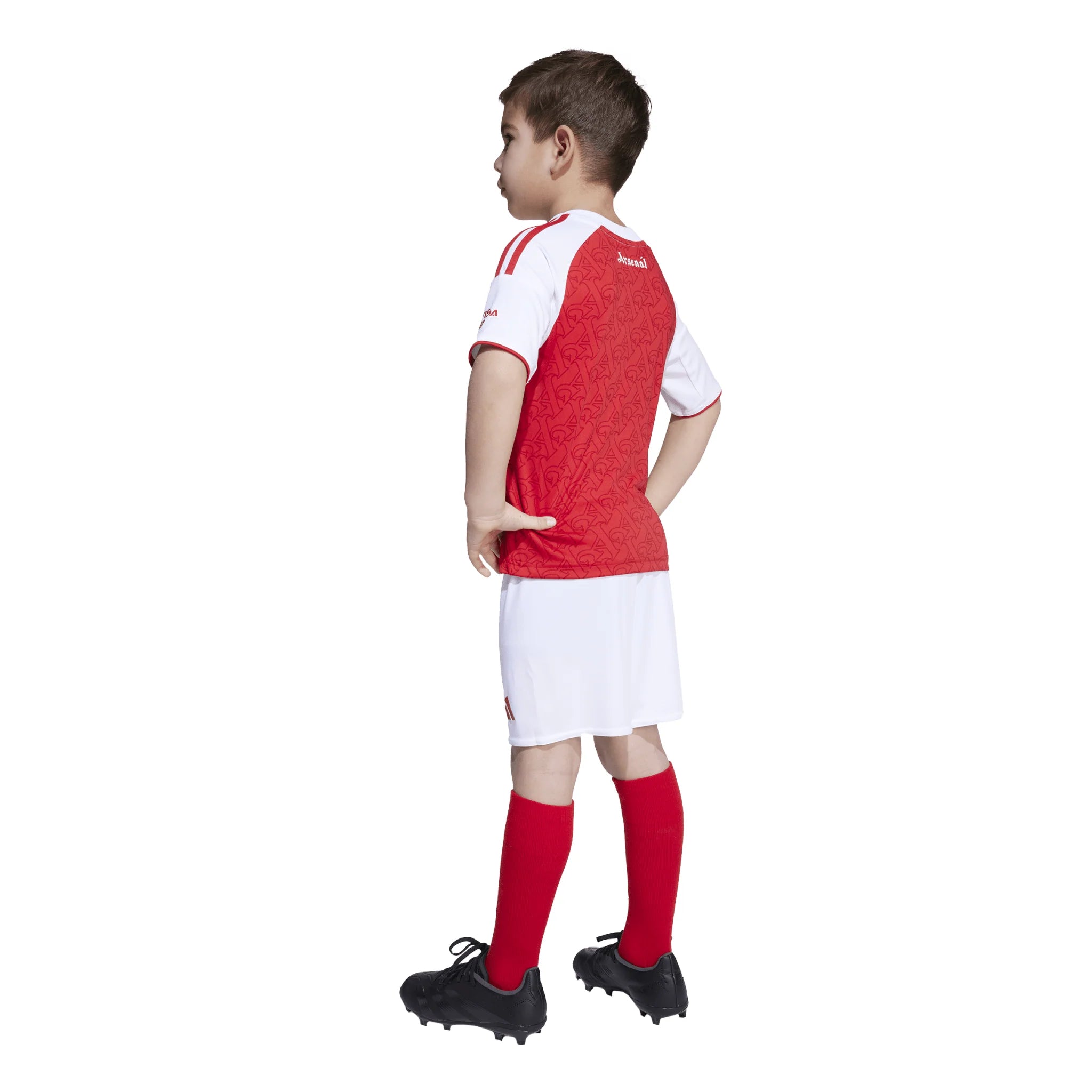 adidas Arsenal Home Mini Kit Youth 25 26 Scarlet White