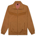 Tricot Jersey Fringe Track Jacket Gold