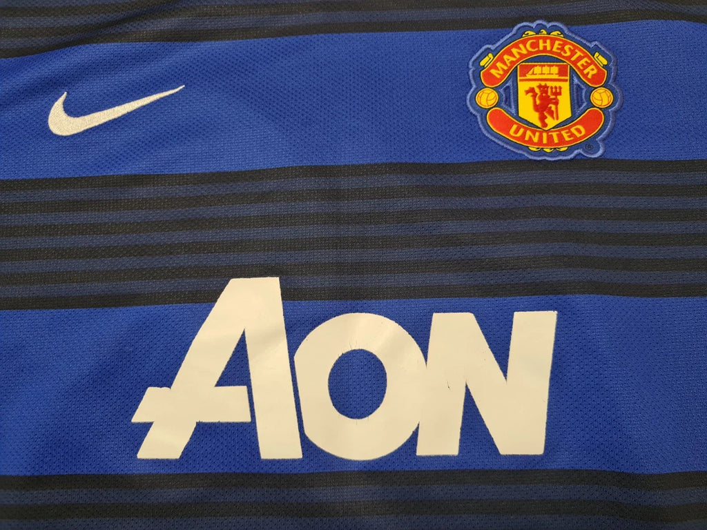 Nike Manchester United Away Youth Jersey 2011 12 Royal Black