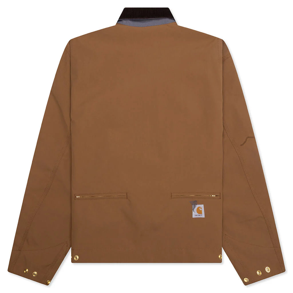 Carhartt WIP x Invincible Reversible Detroit Jacket Max Hamilton Brown Wolf Grey