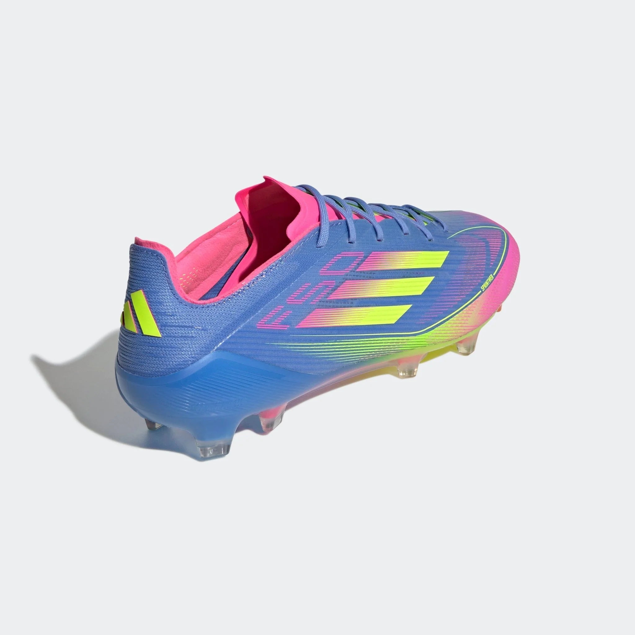 adidas F50 Elite Firm Ground Boots Blue Fusion Lucid Lemon Lucid Pink