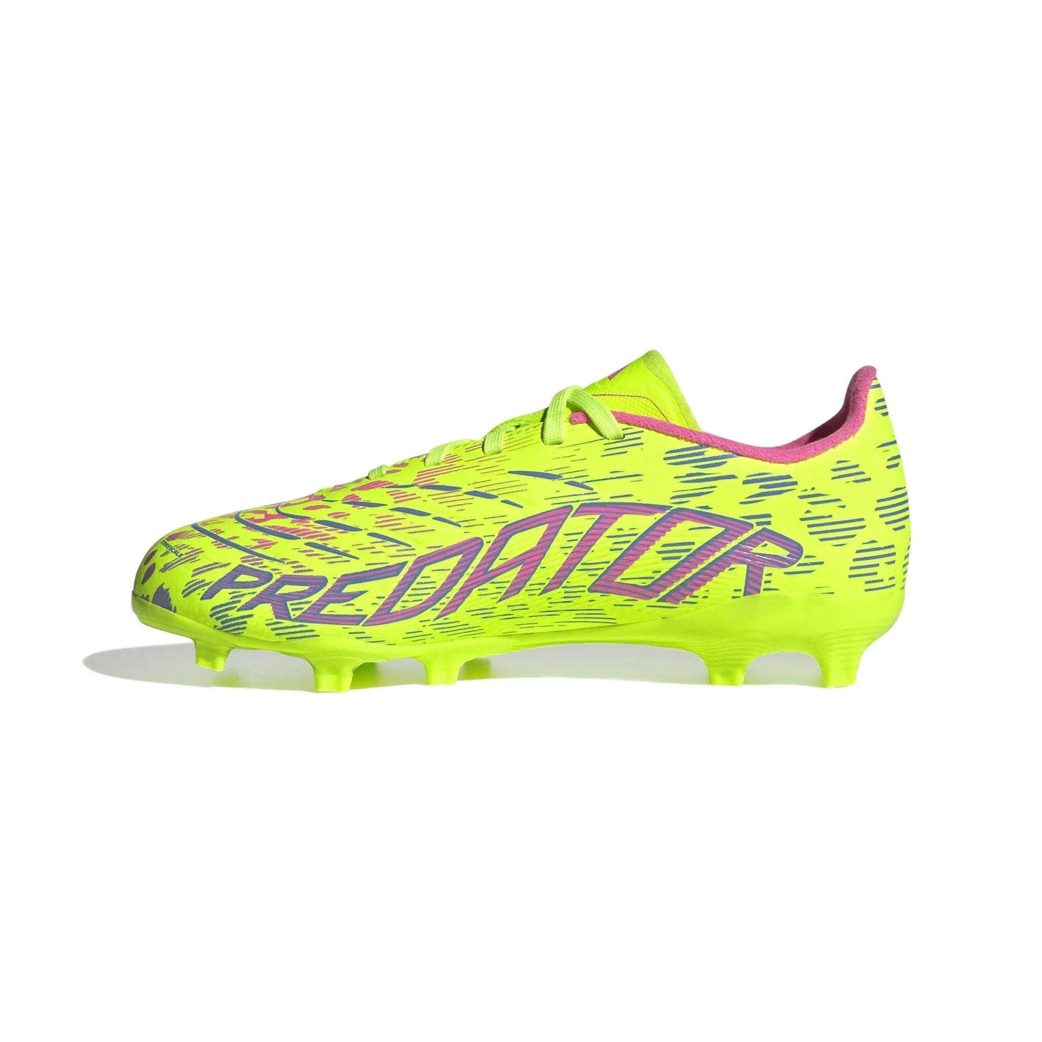 adidas Predator League Firm Multi Ground Boots Junior Lemon Blue