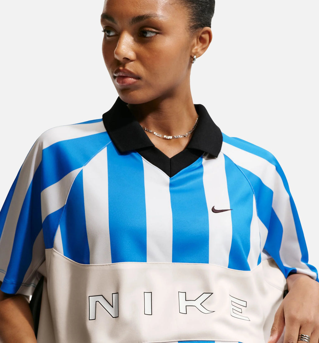 Sportswear Oversized Womens Jersey Light Photo Blue Chalk Black