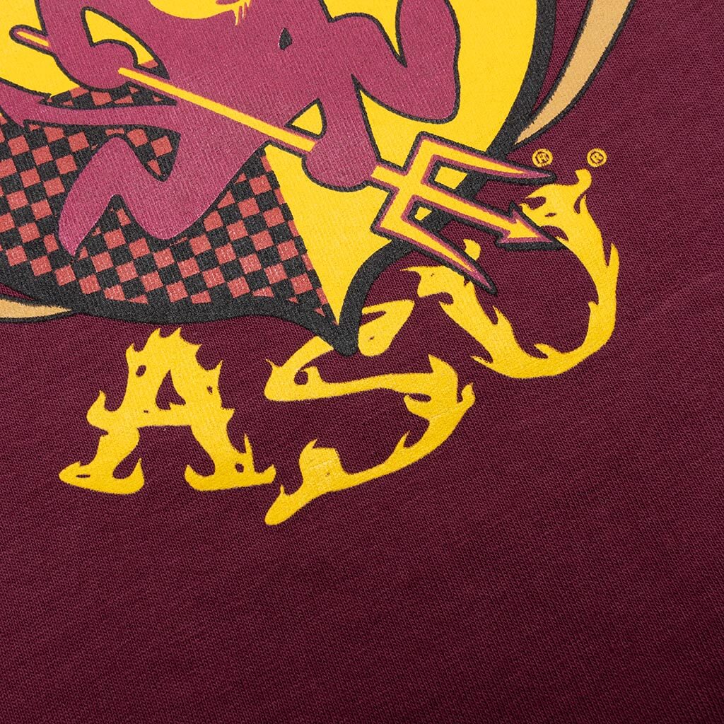 Feature x ASU Crest Tee Maroon