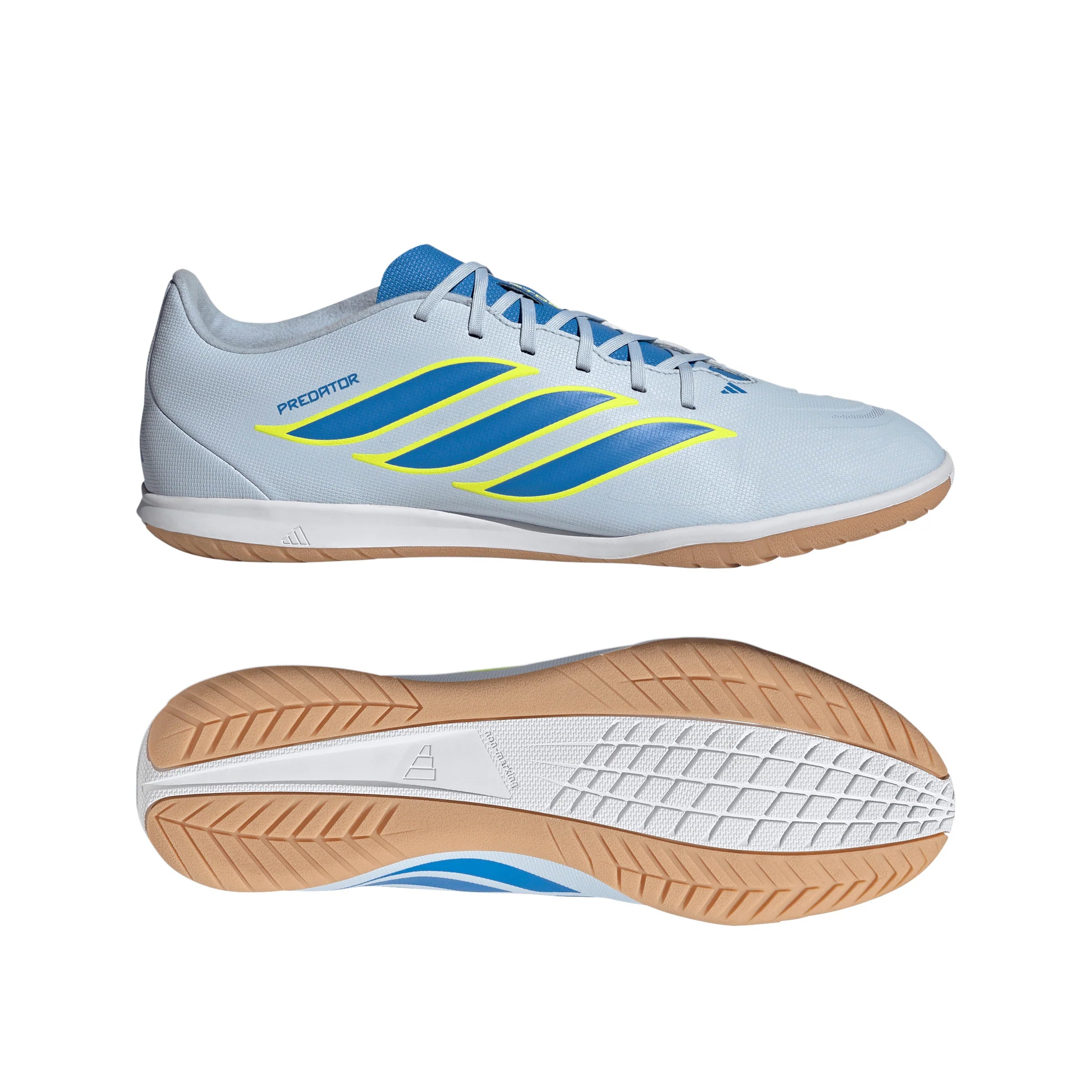 adidas Predator Club Sala IN Indoor Mens Soccer Shoes Sky Blue Yellow