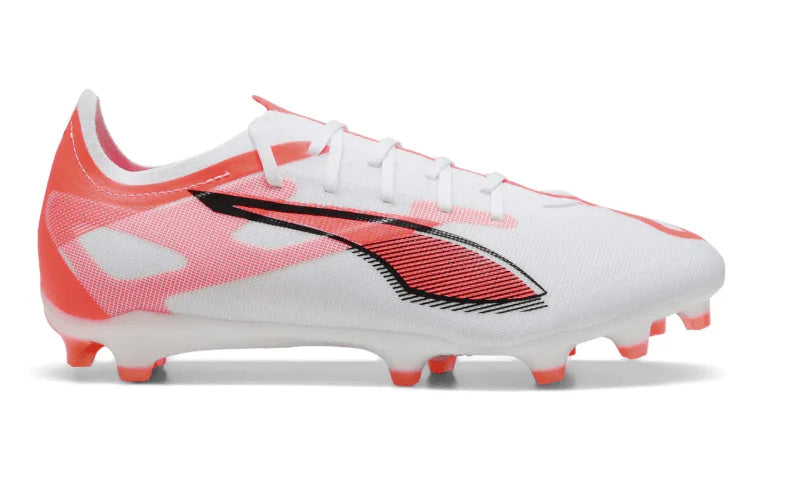 PUMA Ultra 5 Match FG AG Firm Multi Ground Soccer Cleats White