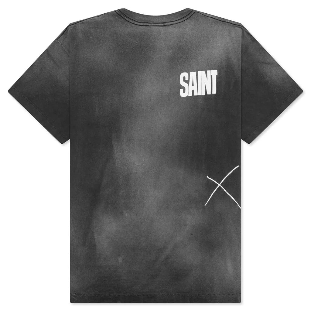 Saint Michael x Last Man Beating S S Tee Black