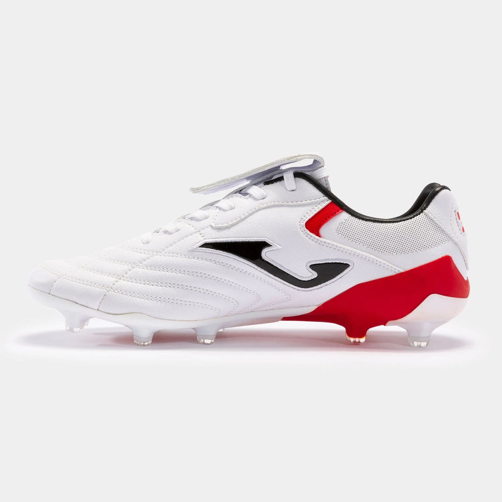 Joma Aguila Cup 2302 FG Firm Ground Soccer Cleats White Red