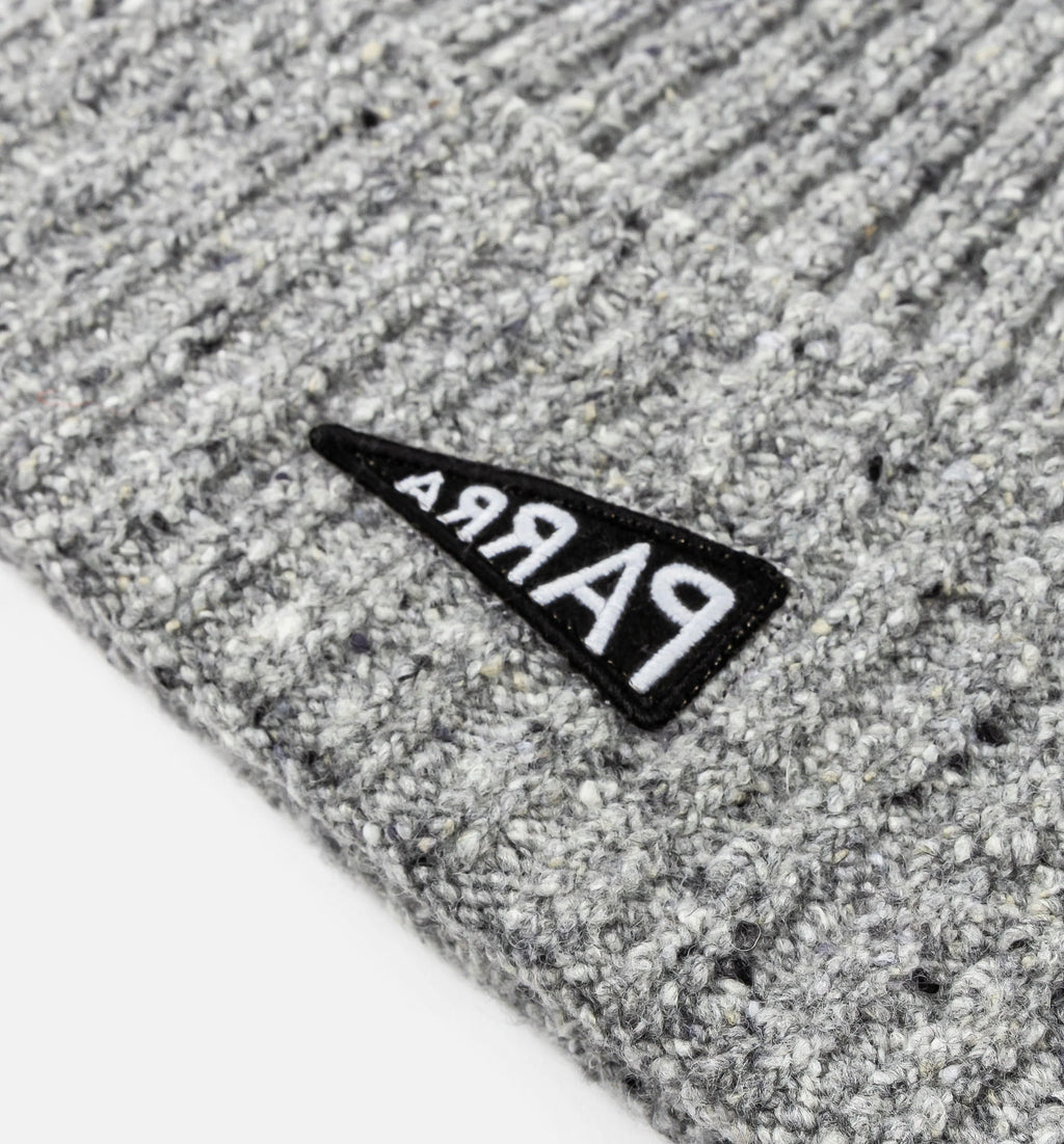 Reversed Flag Beanie Mens Hat Grey