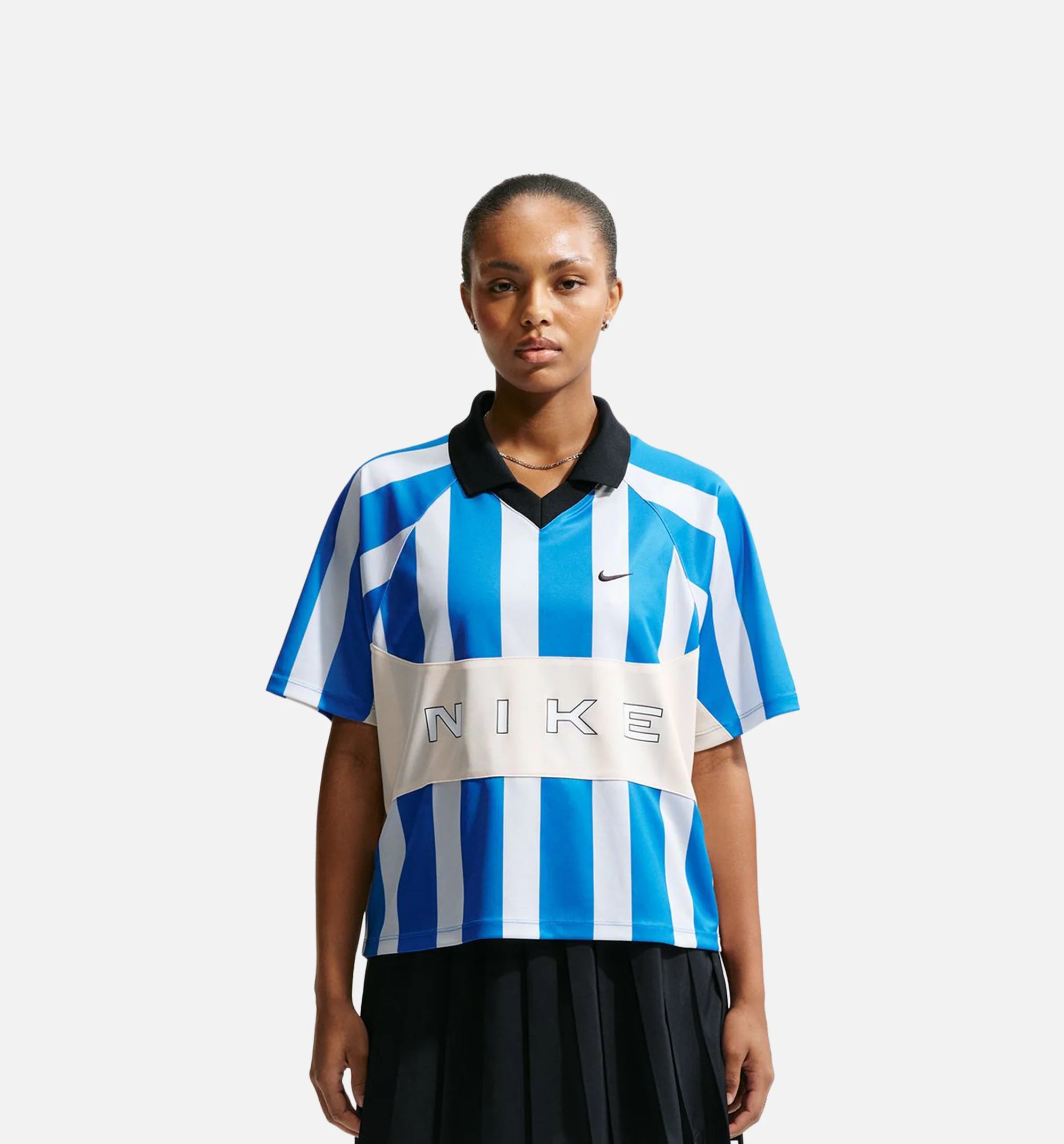 Sportswear Oversized Womens Jersey Light Photo Blue Chalk Black