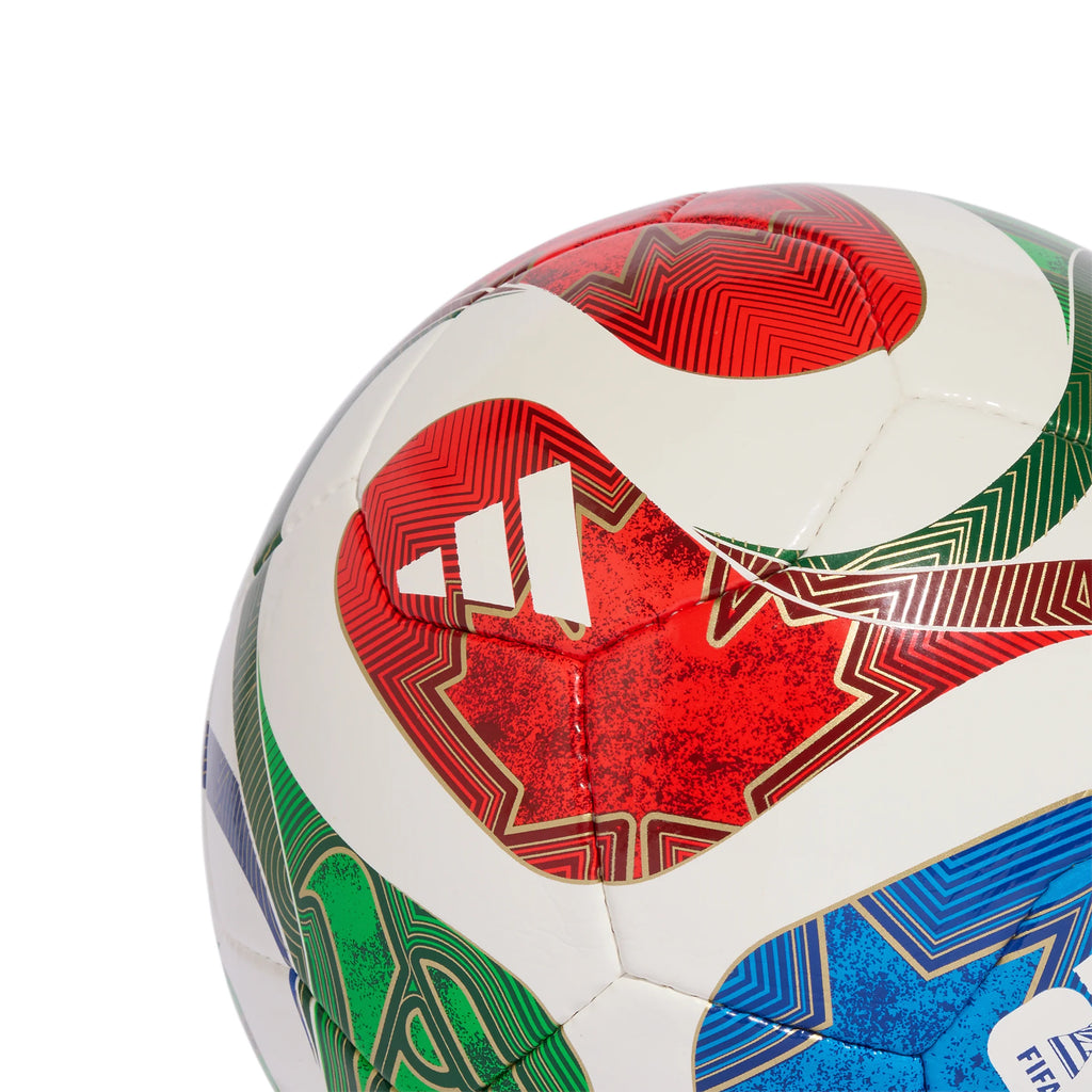 adidas World Cup 26 Trionda Pro Sala Soccer Ball White Blue Red