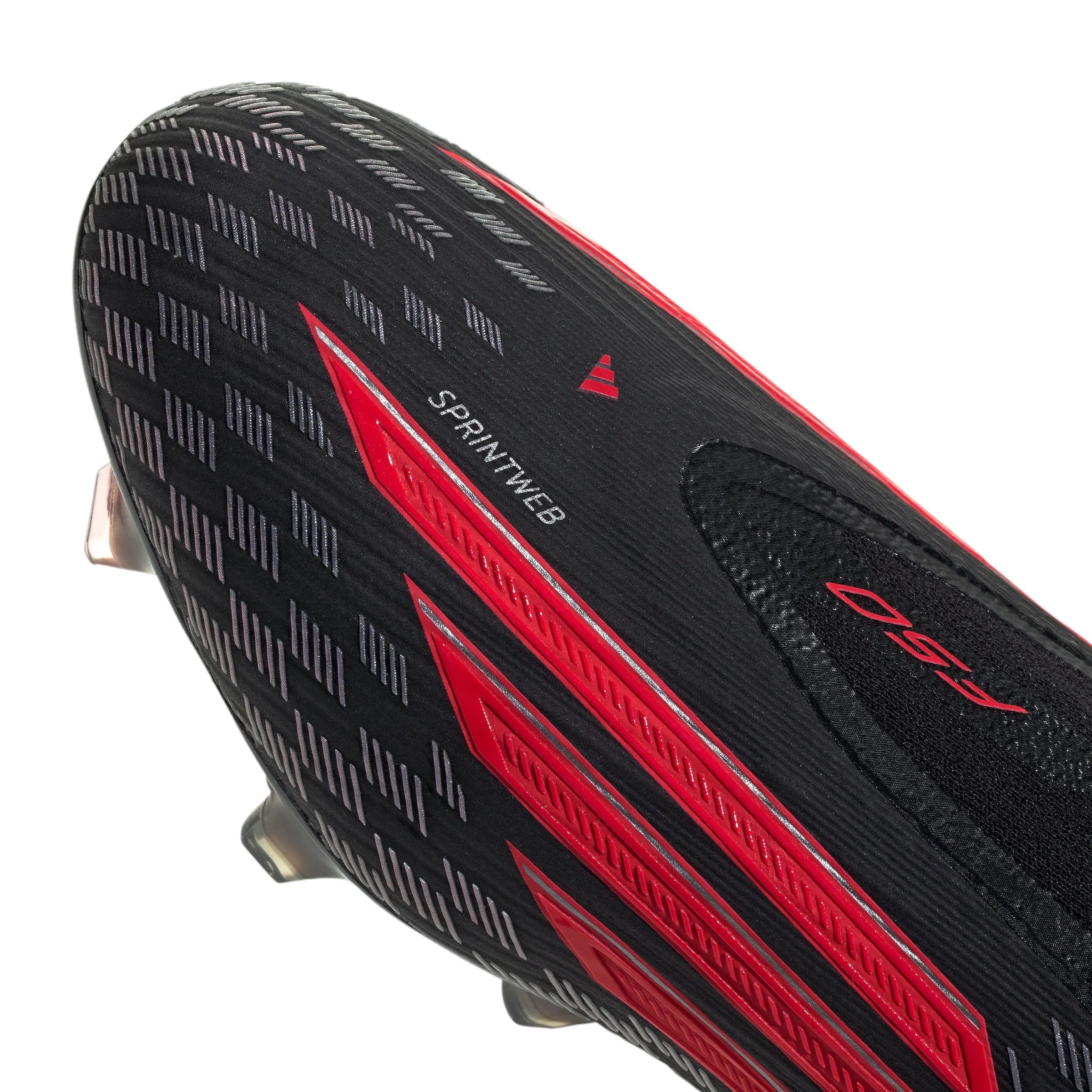 adidas F50 Elite Laceless FG Firm Ground Mens Soccer Cleats Black Red