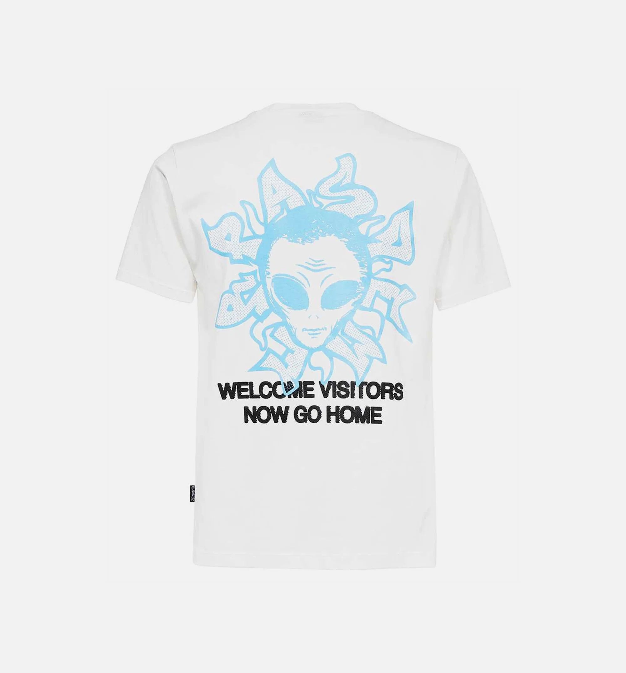 Hard Times Visitors Mens Short Sleeve Shirt White