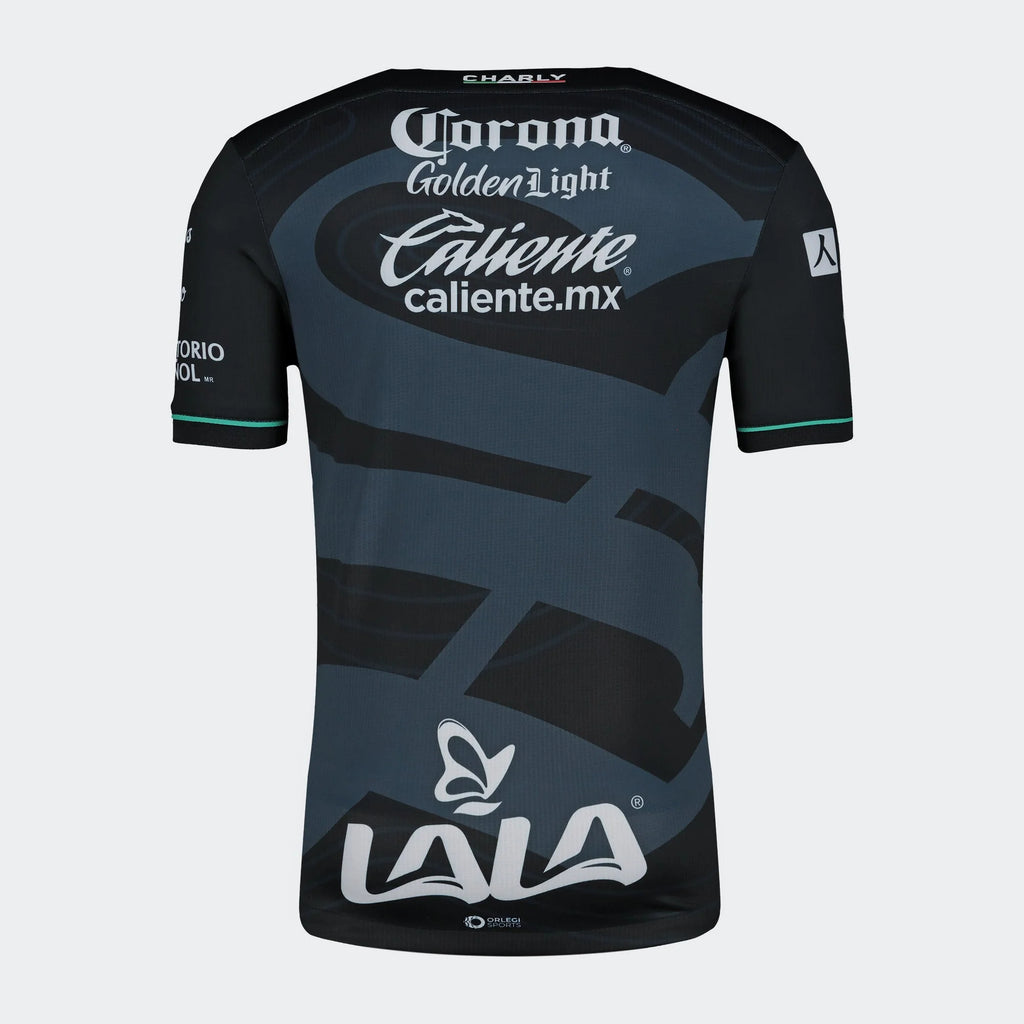 Charly Mens Santos Third Jersey Authentic 24 Black Green