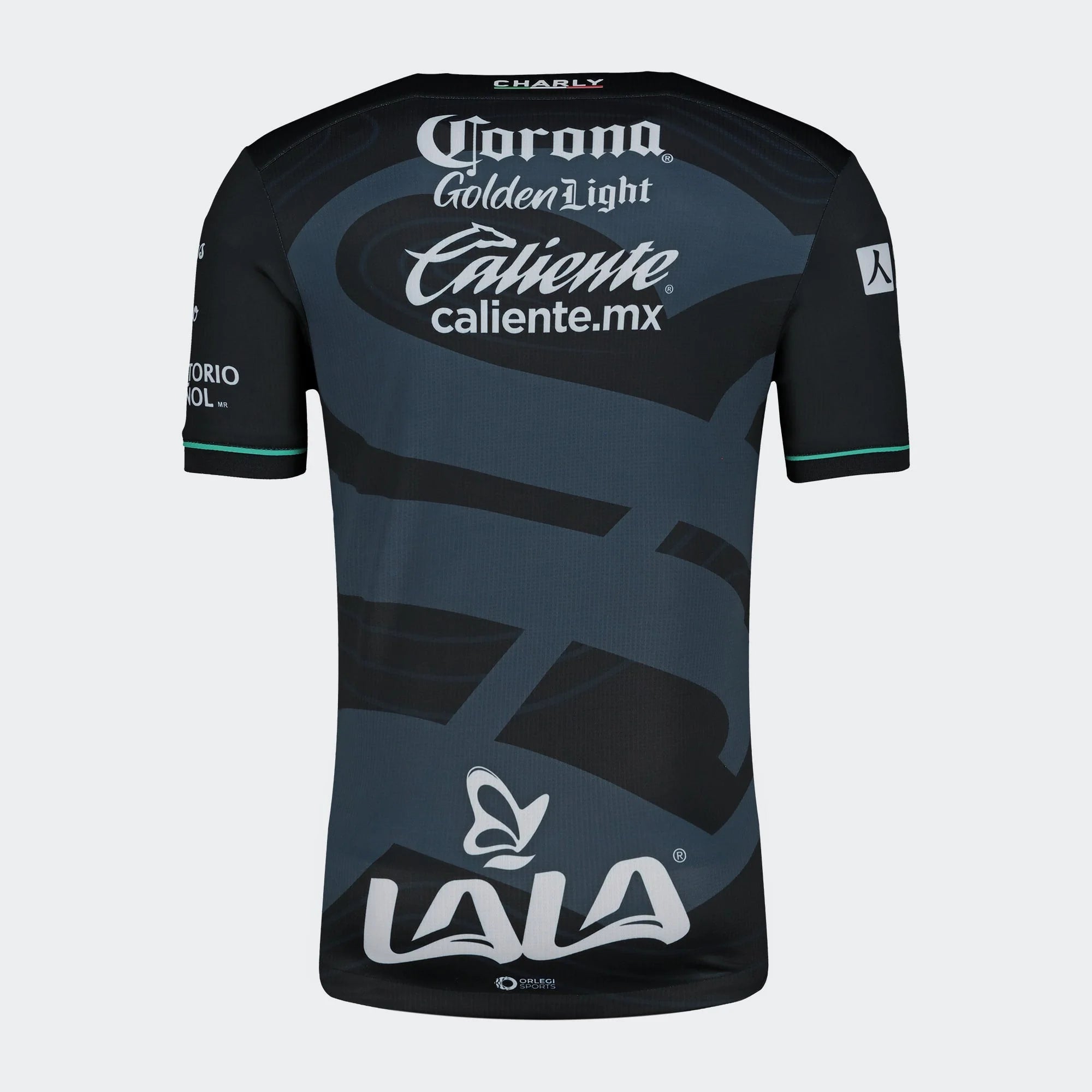 Charly Mens Santos Third Jersey Authentic 24 Black Green