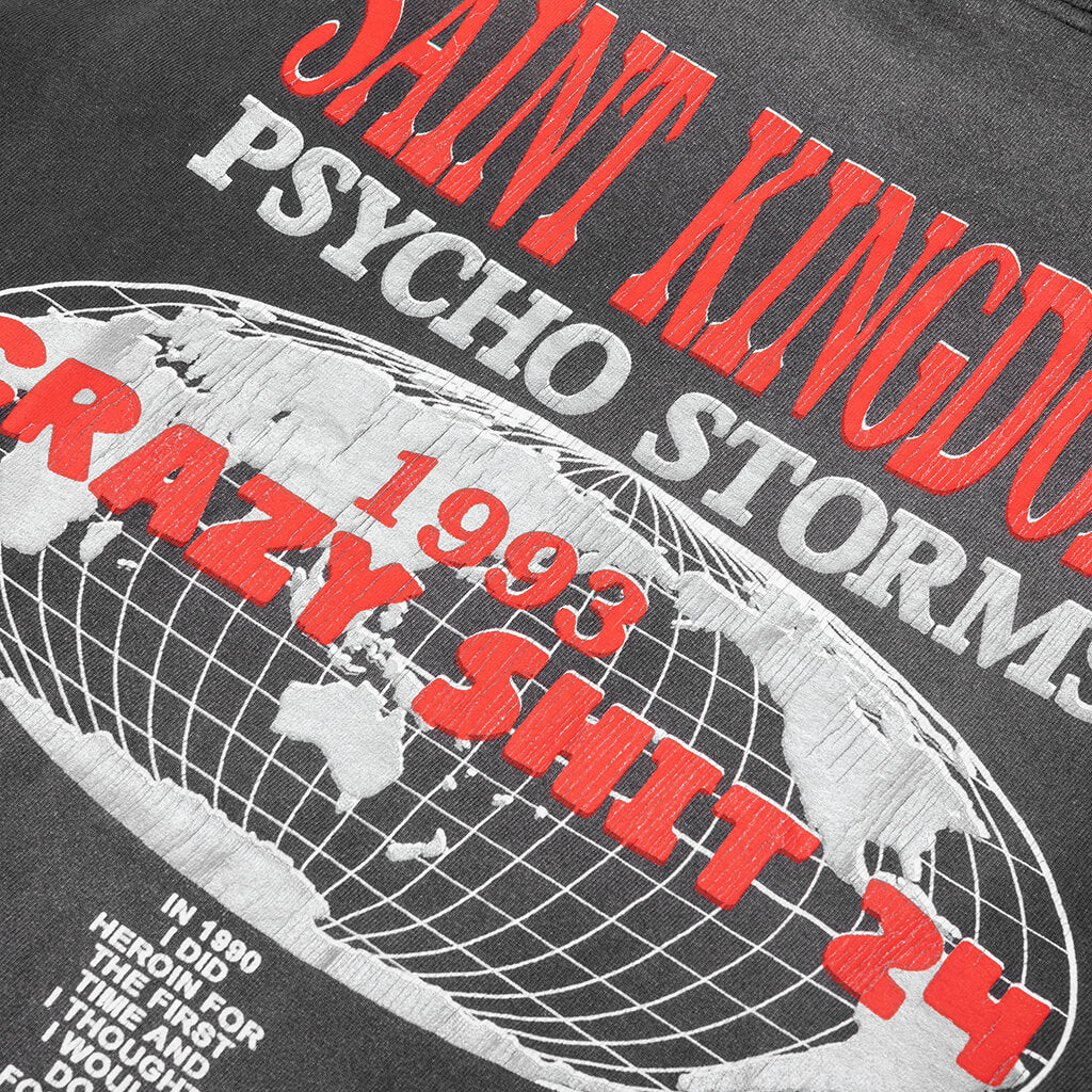 Saint Michael x Last Man St Kingdom S S Tee Black
