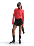 Nike Womens Swift Dri FIT Mid Rise 25 Brief Lined Running Shorts