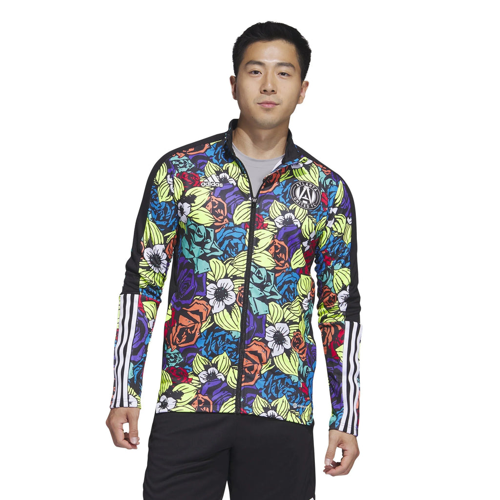 adidas Mens Atlanta United Tiro Track Jacket Unity Flower