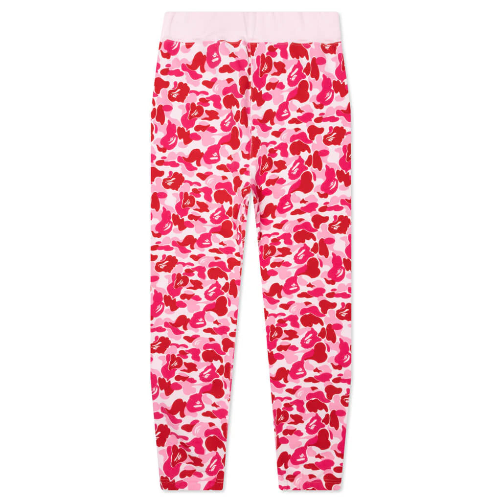 Abc Camo Sweat Pants Pink