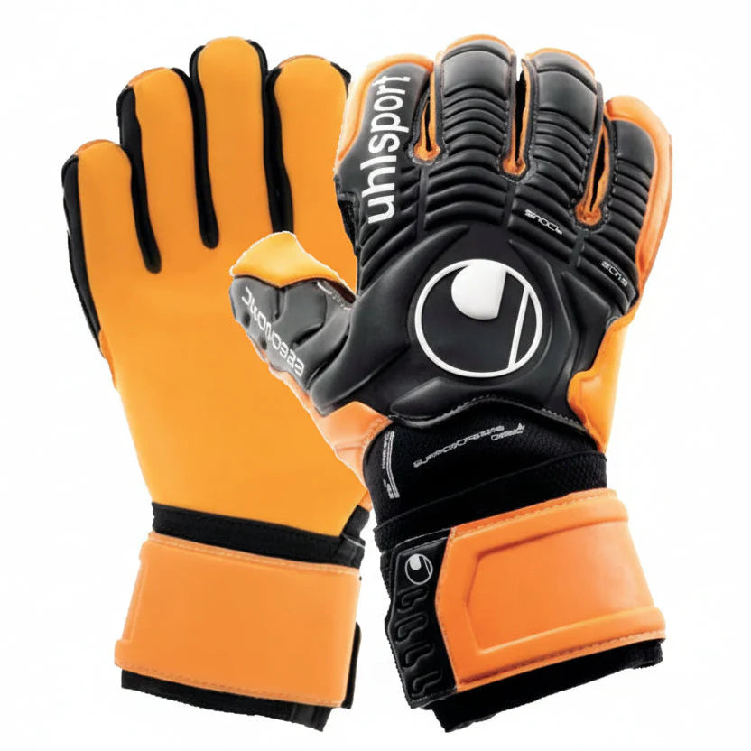 Uhlsport Ergonomic Soft SFJunior Goalkeeper Gloves Orange Black