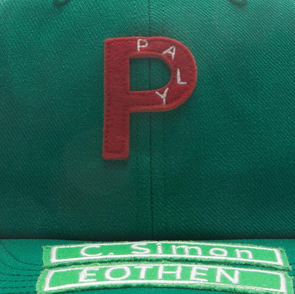 5 Panel Twill P Hat Green