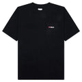 Moonlight Wolf Pocket Tee Vintage Black White Red