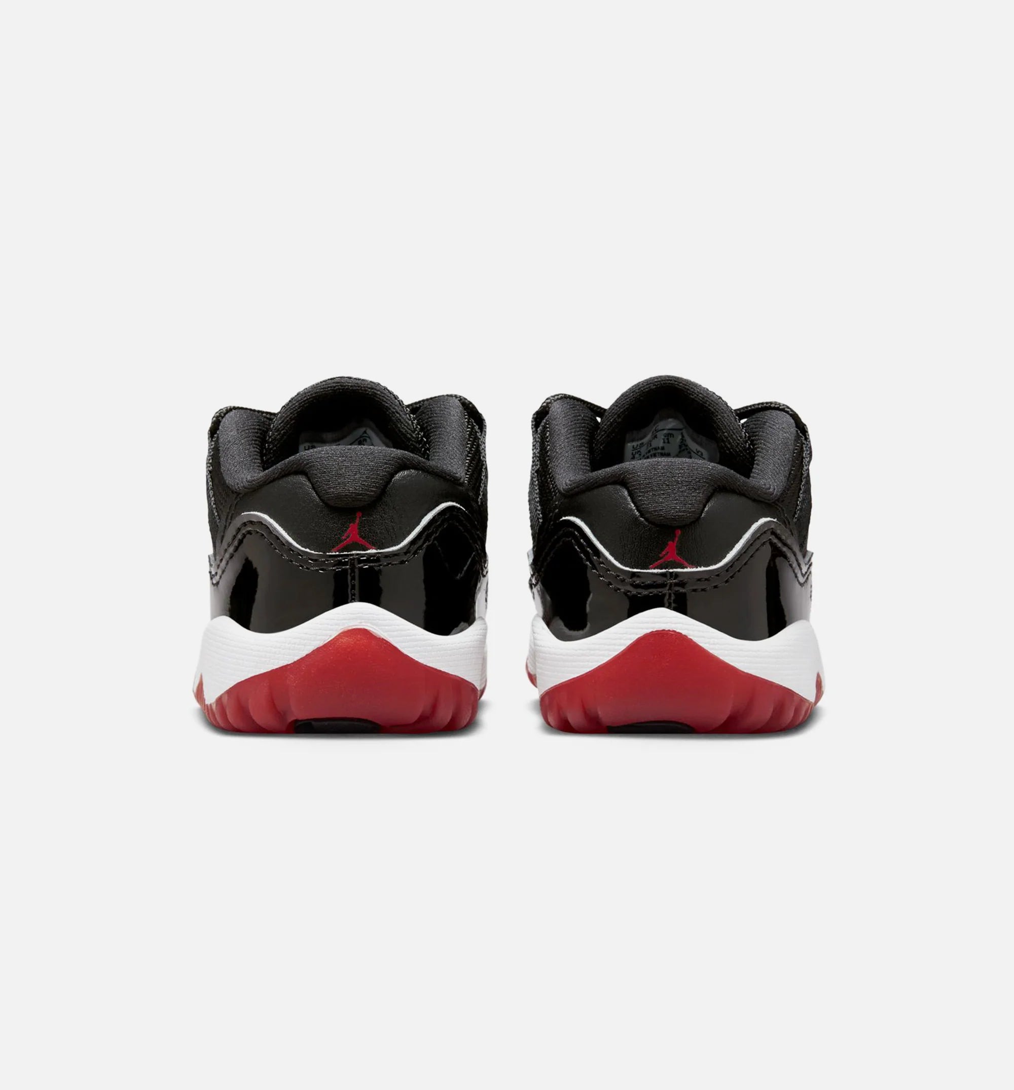Air Jordan 11 Retro Bred Infant Toddler Lifestyle Shoe Black Varsity Red White