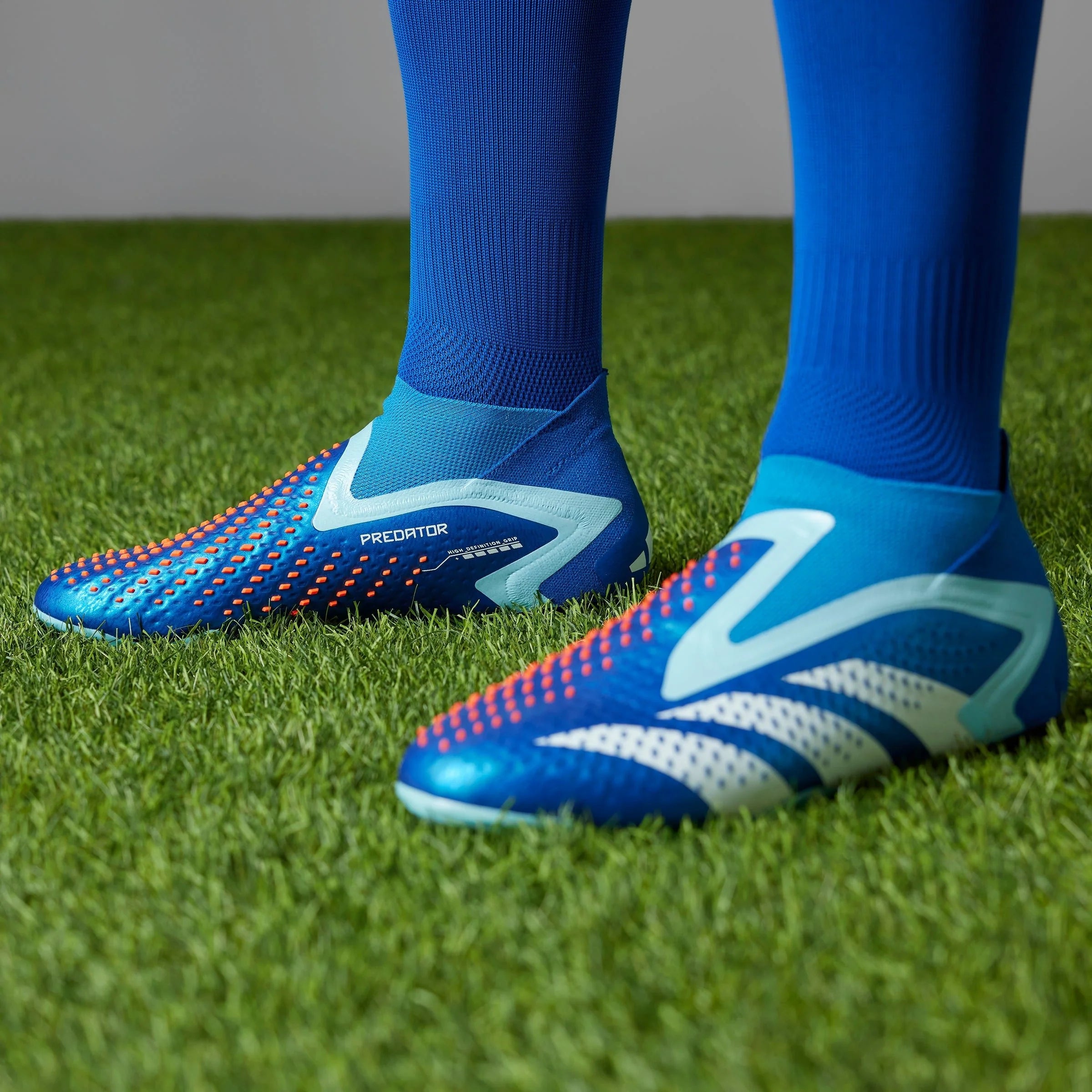 adidas Predator Accuracy FG Firm Ground Soccer Cleats Bright Royal Cloud White Bliss Blue