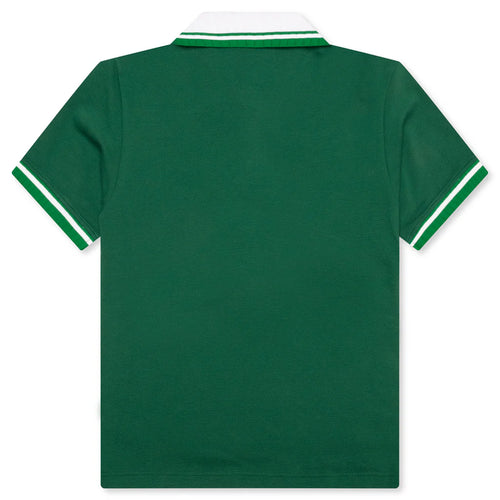 Textured Pique Polo Evergreen