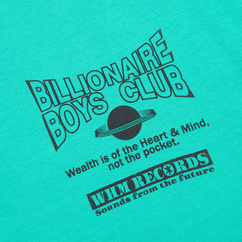 Whim Records S S Tee Sea Green