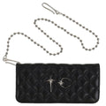 Chopper Quilted Long Wallet Black
