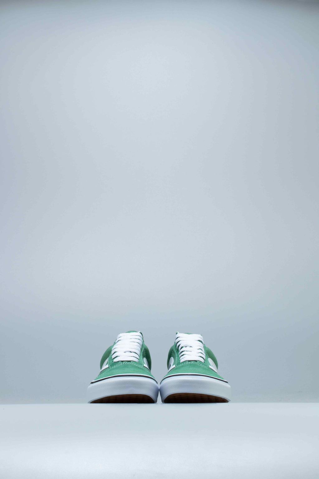 Old Skool Mens Shoe Deep Grass Green White