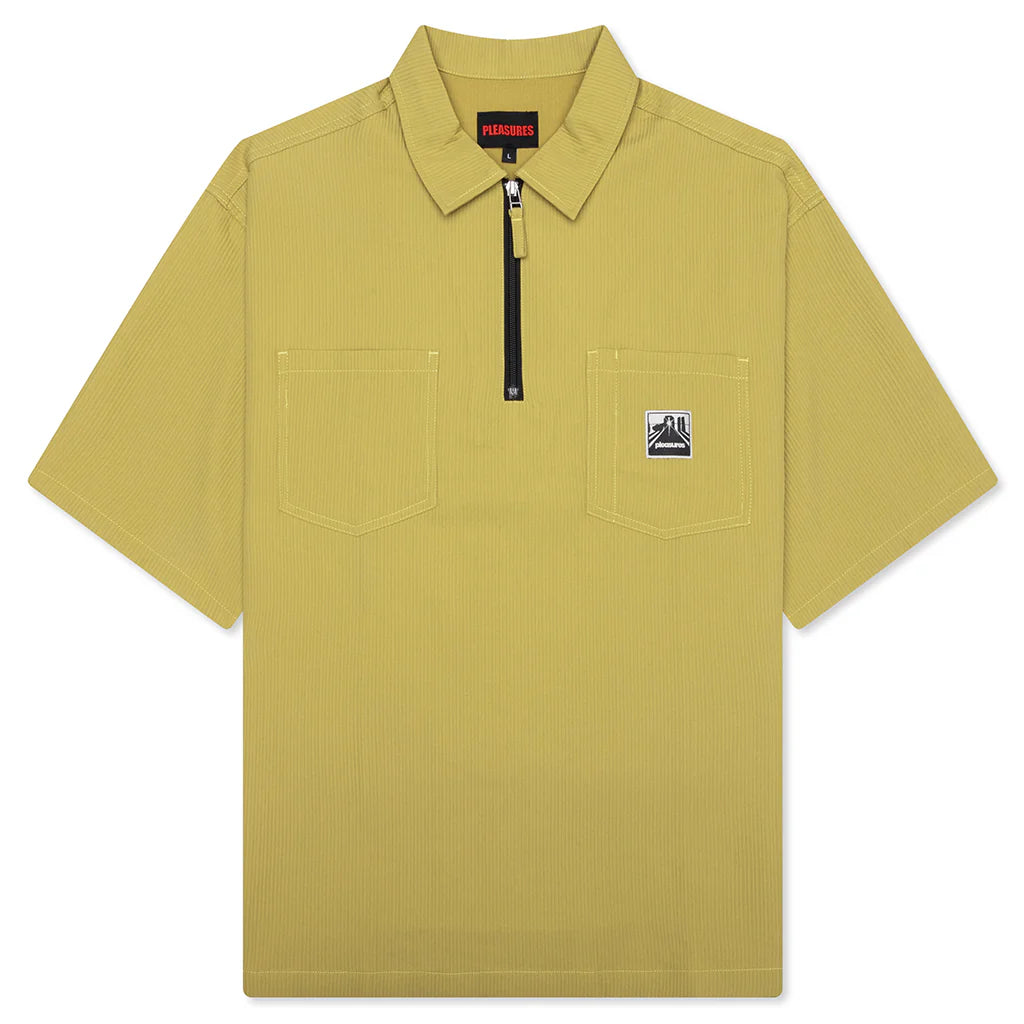 Electron Zip Polo Olive