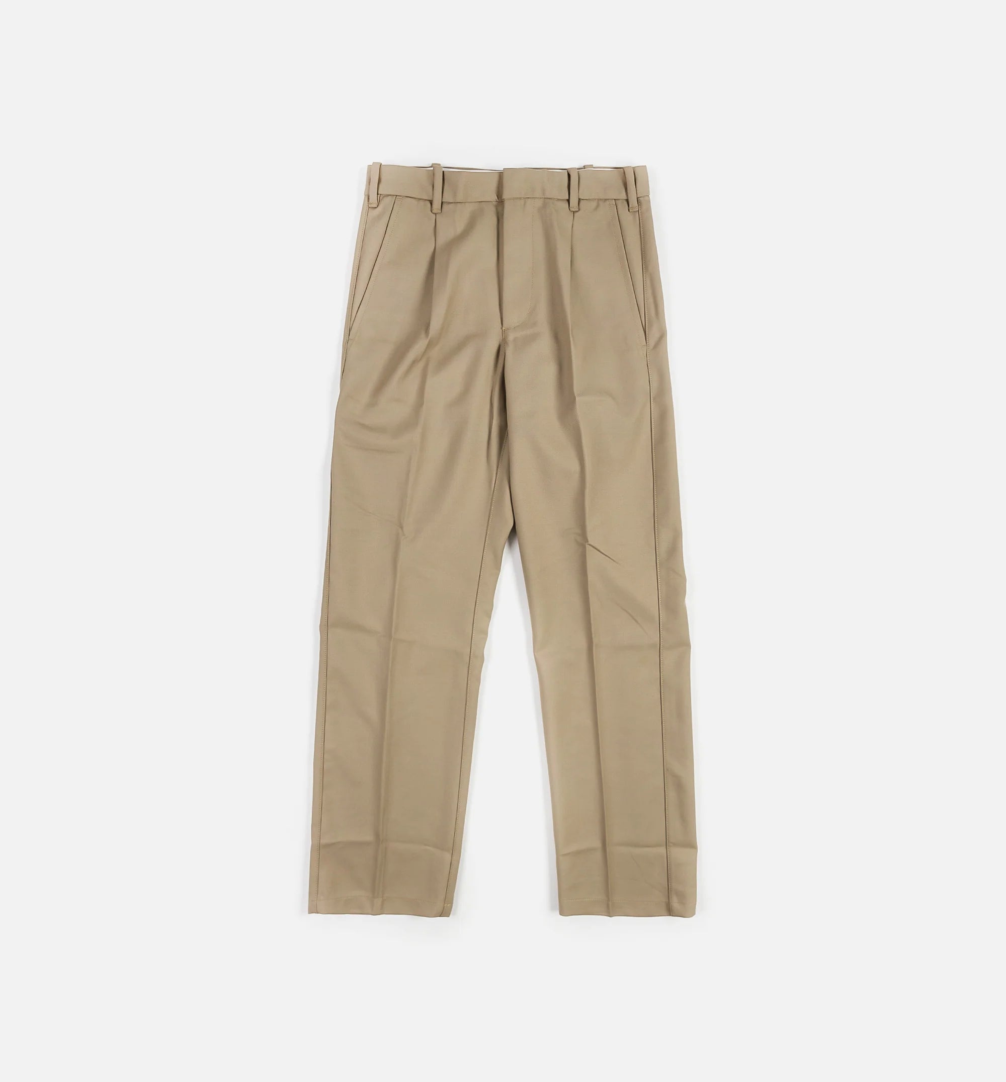 Pleated Front Mens Pants Sand