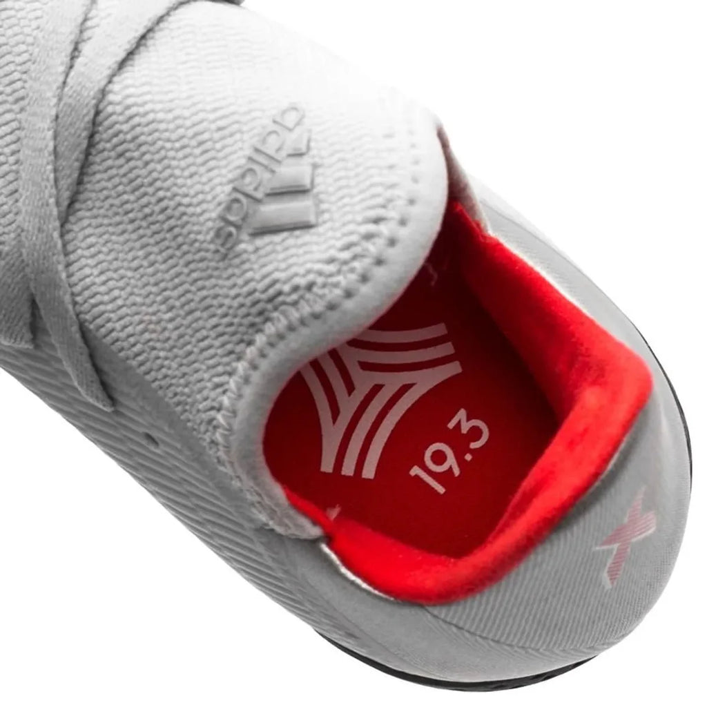adidas Kids X Tango 193 TF J Silver Metallic High Risk Red