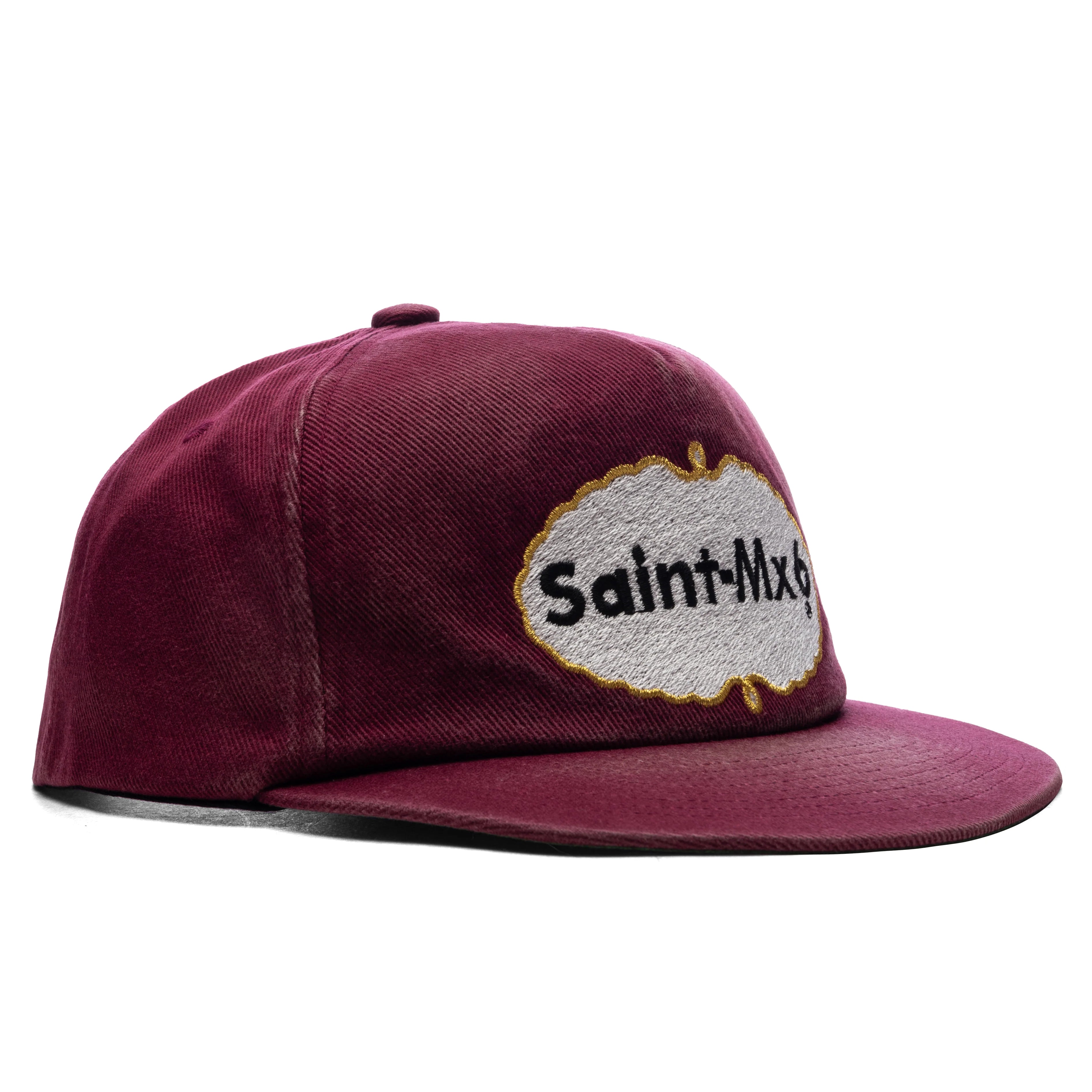5 Panel Eat Me Cap Burgundy