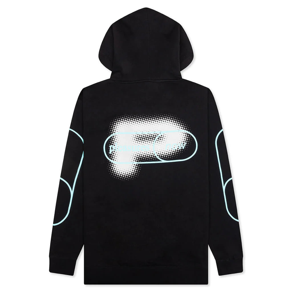 Pixel P Hoodie Black
