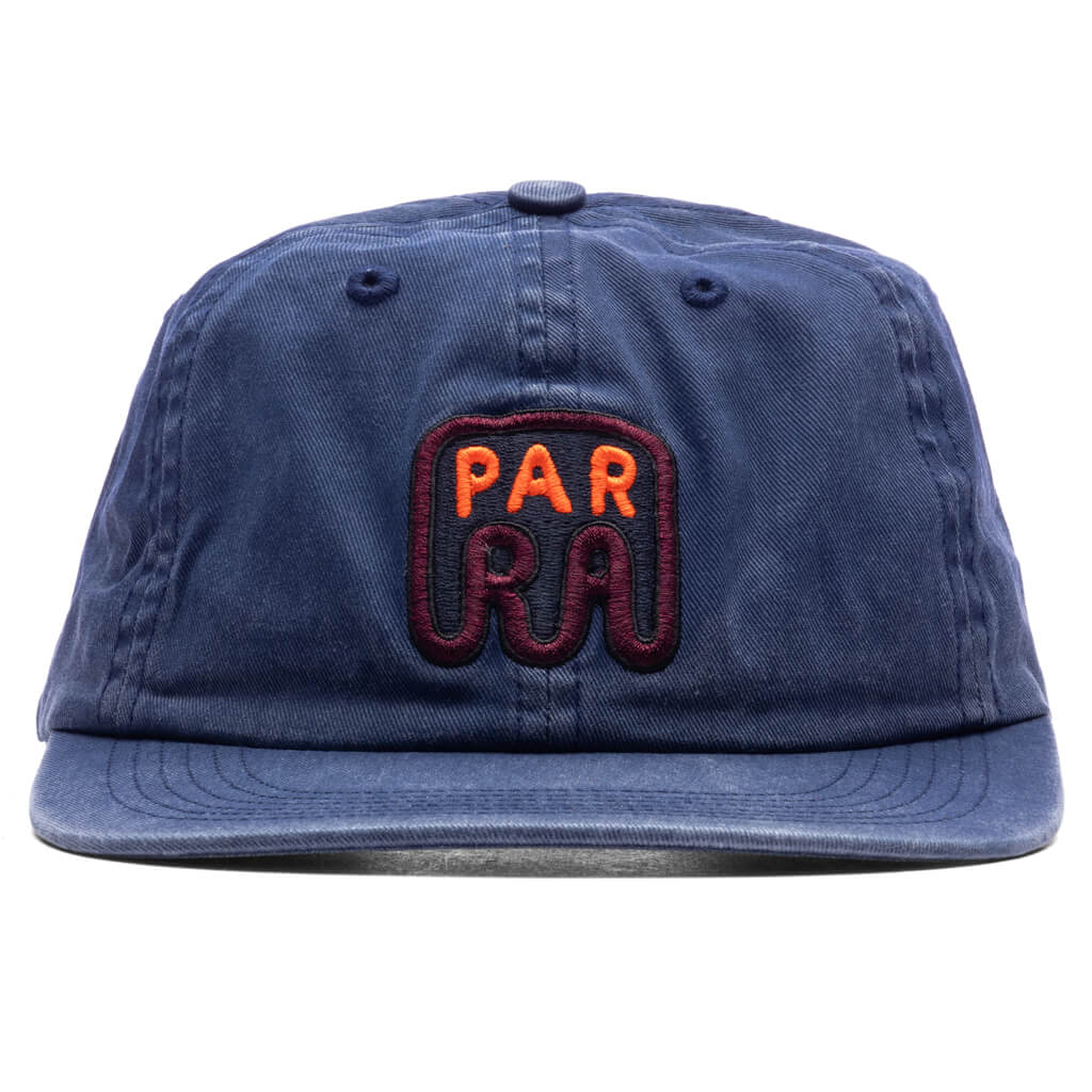 Fast Food Logo 6 Panel Hat Navy Blue